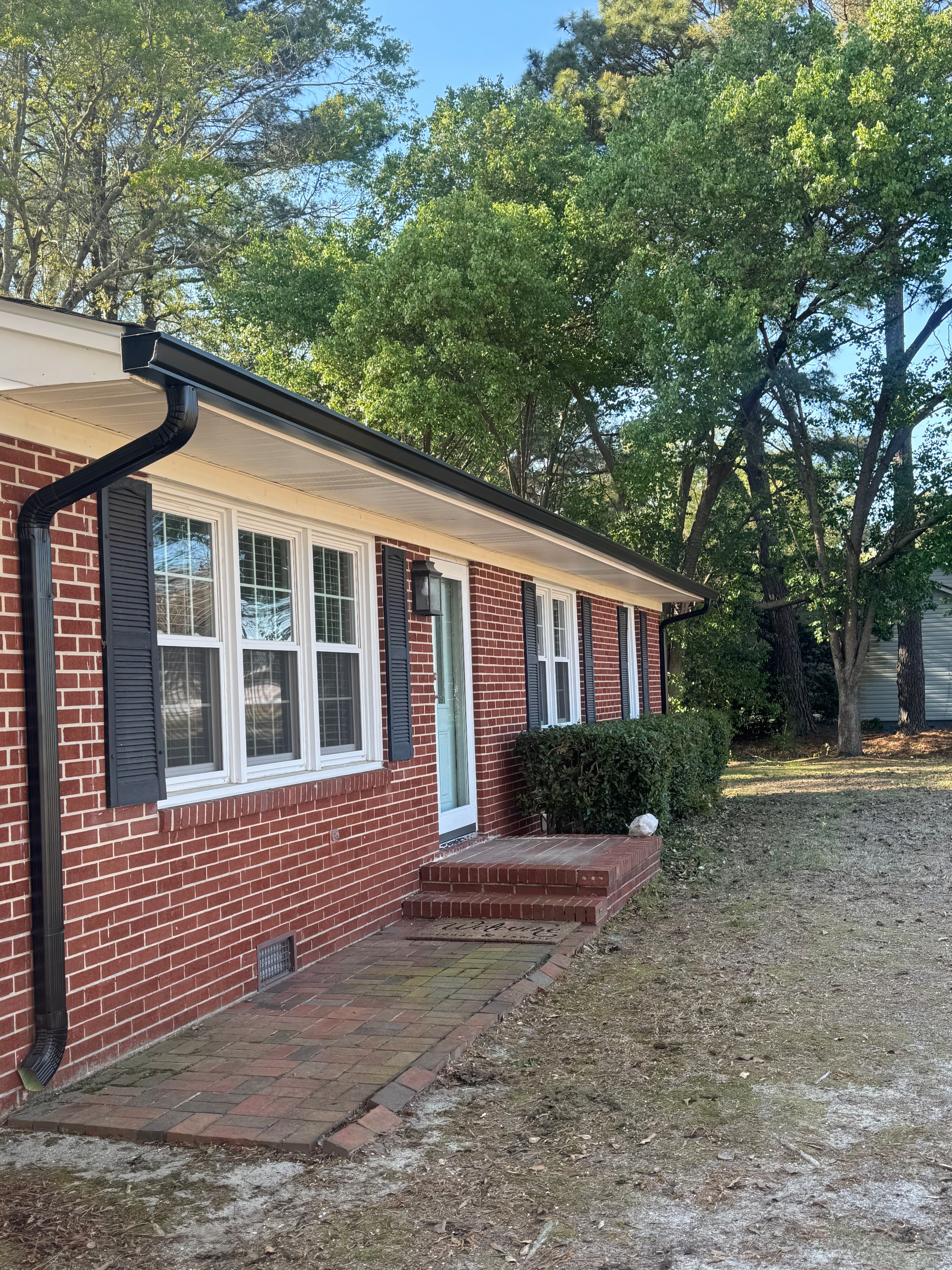 Project New 6-Inch Gutter Installation on a Raleigh Brick Ranch image