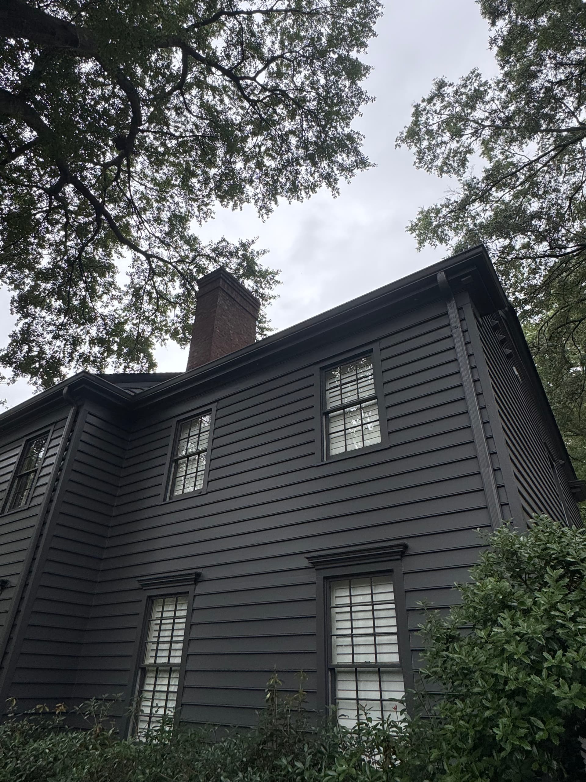 Gallery photos for Tuxedo Gray Gutter Installation on a Sharp Two-Story Home: Image #3