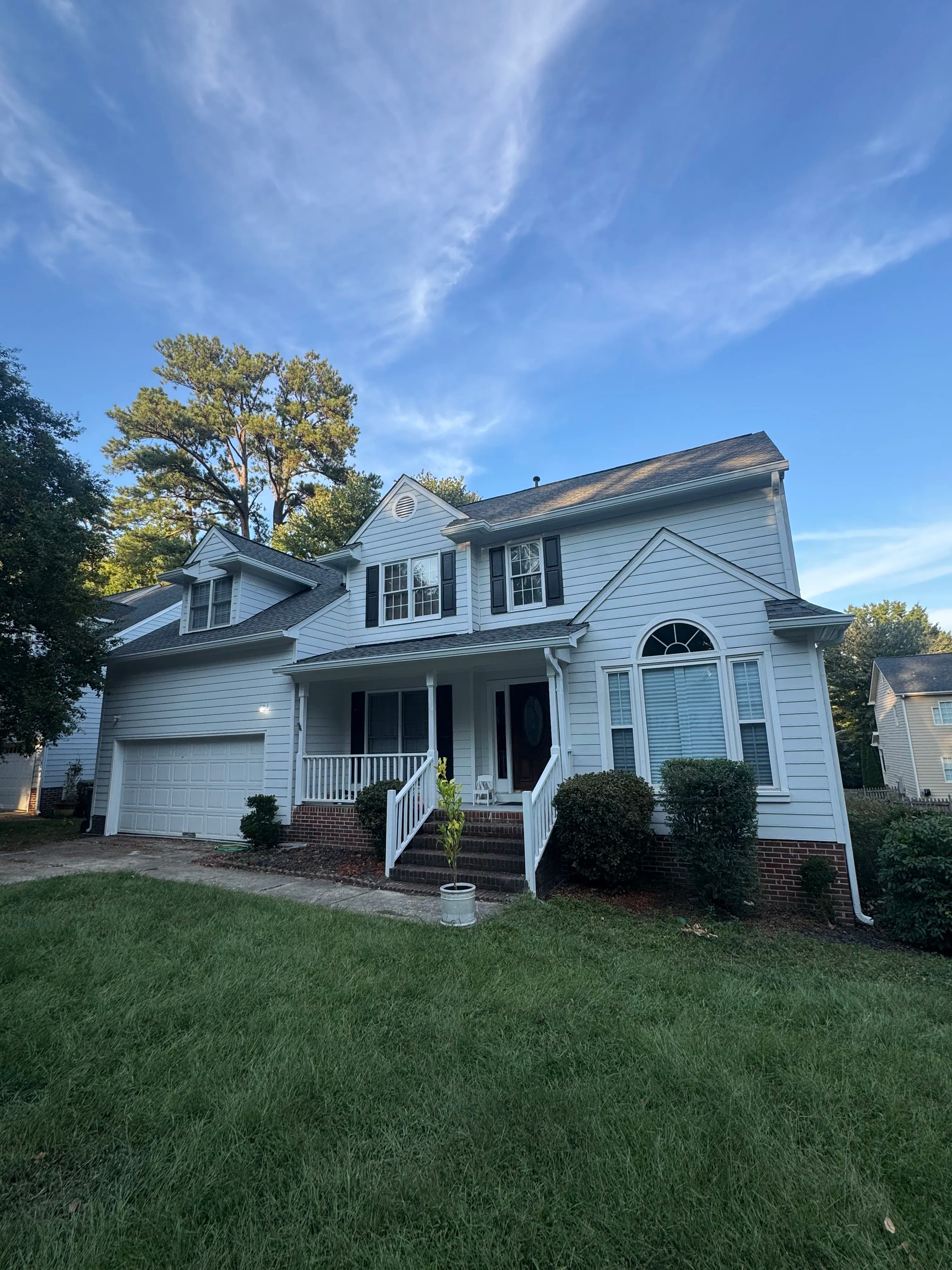 Project Fresh 6-Inch Gutter Installation on a Two-Story Home image