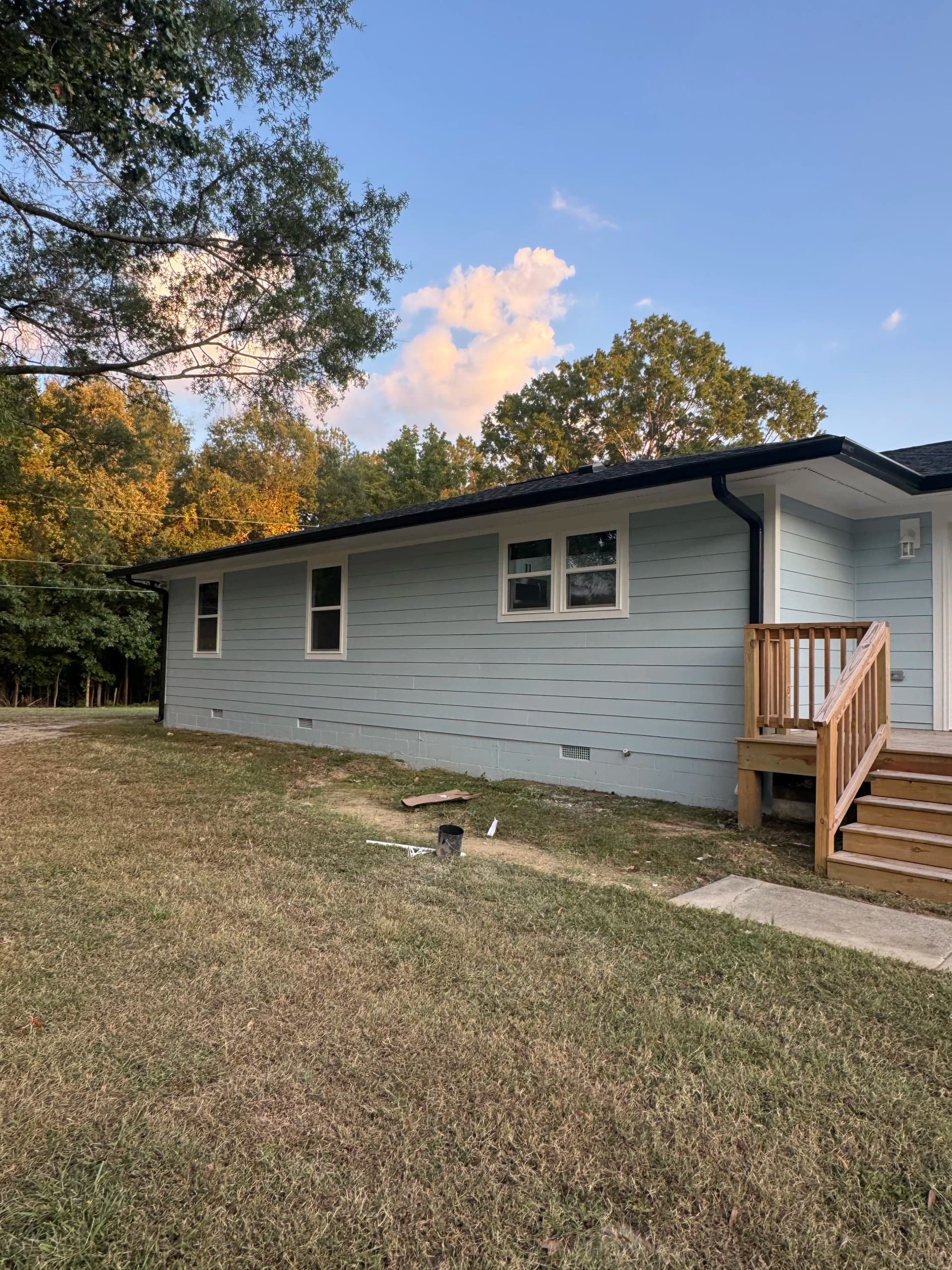 Gallery photos for New Siding and Black Round Gutters That Actually Do the Job: Image #1