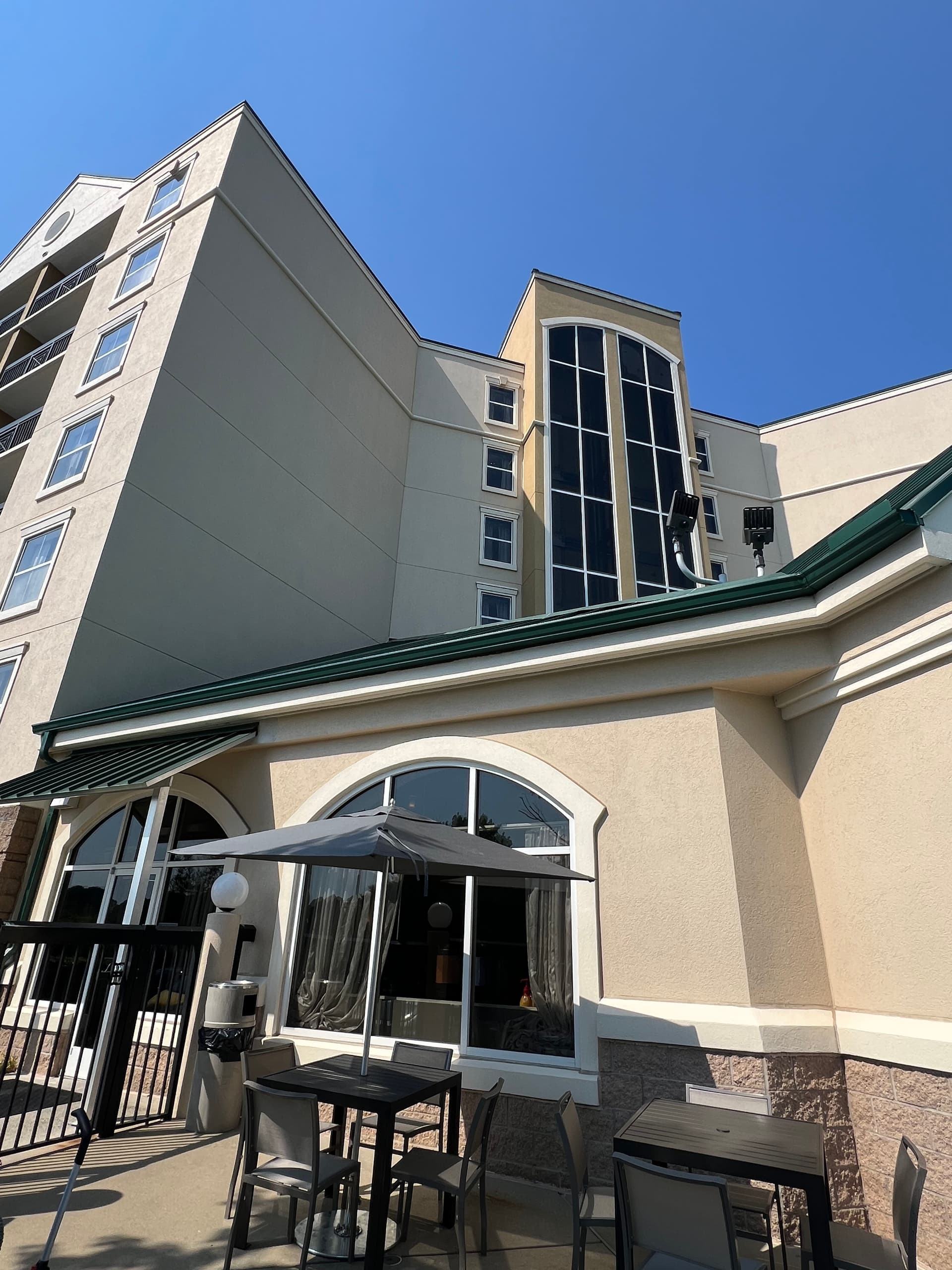 Gallery photos for 6-Inch Gutter Installation with 3x4 Downspouts at Homewood Suites: Image #6