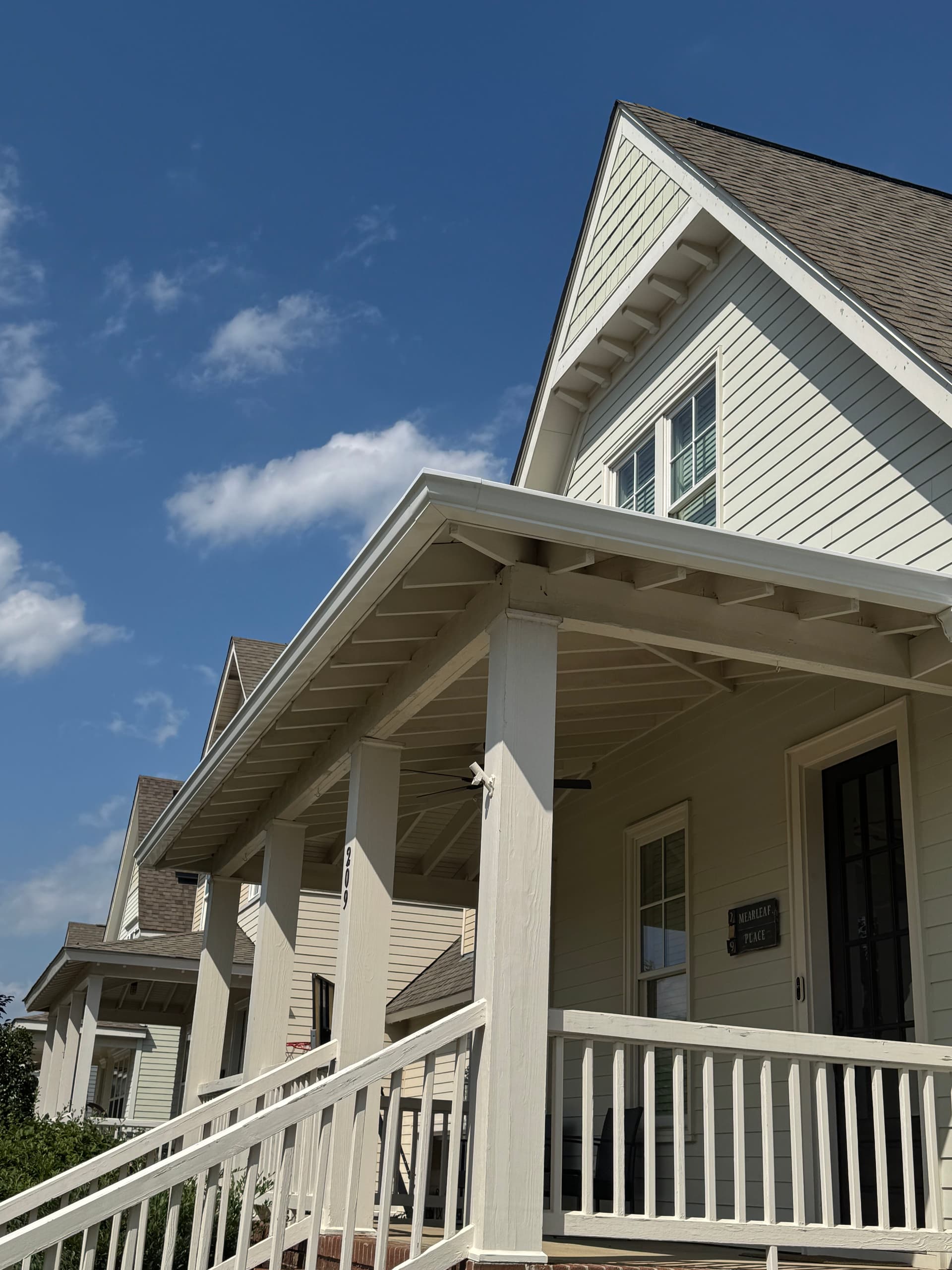 New 6-Inch Gutters and Downspouts on a Charming Craftsman Home image