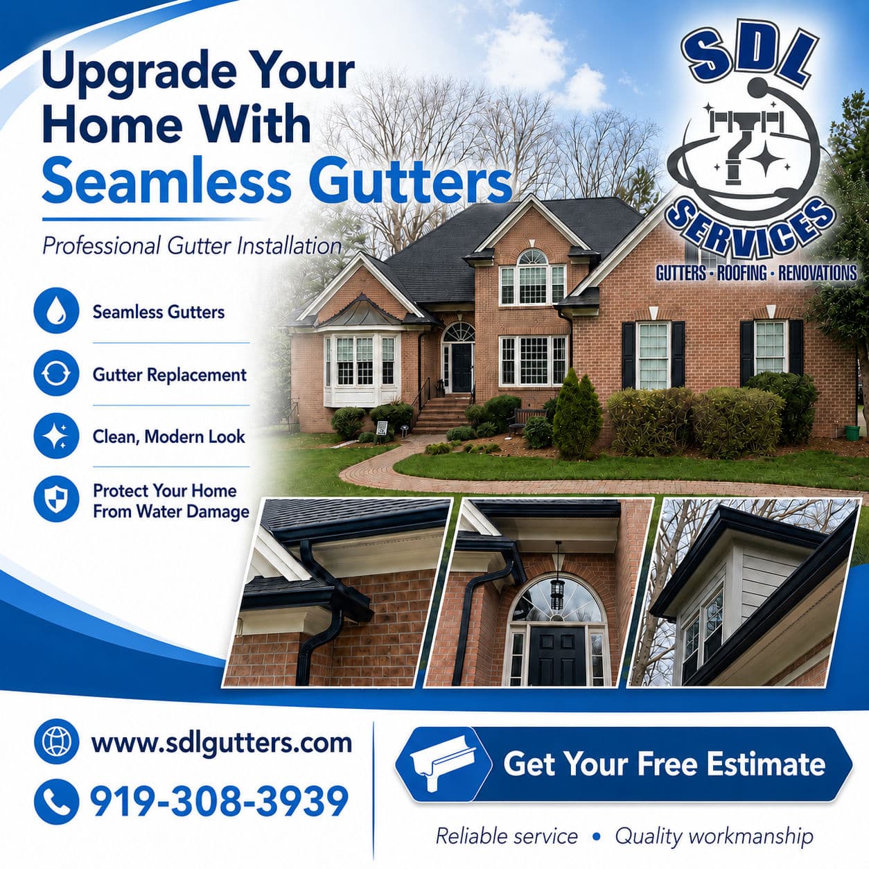 Seamless Gutter Installation That Actually Protects Your Home image