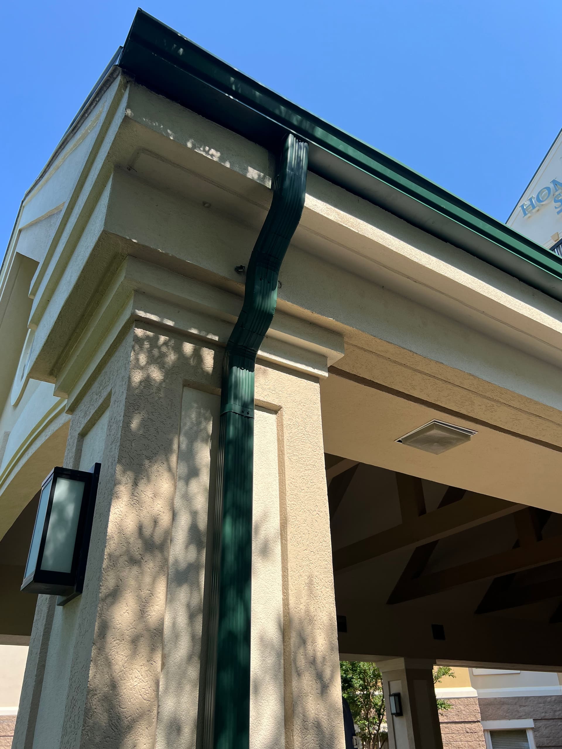 6-Inch Gutter Installation with 3x4 Downspouts at Homewood Suites image